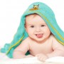 BabyBee Precious Hooded Towel - Turquoise