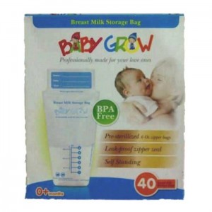 Baby Grow Breastmilk Storage Bags 40pcs